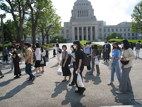 国会議事堂見学03